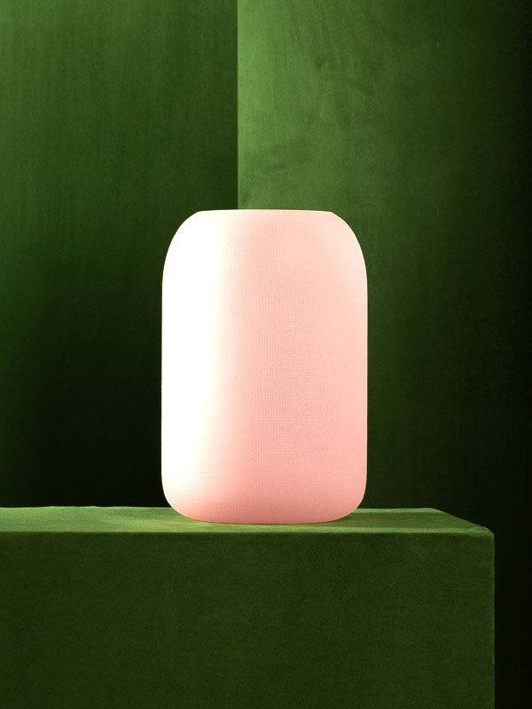 BLISS GLASS VASE - PALE PINK