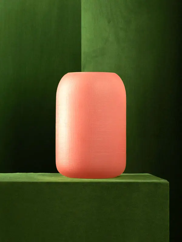 BLISS GLASS VASE - BLUSH