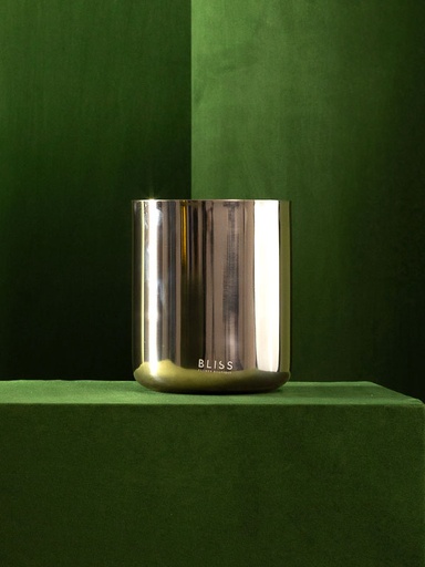 Bliss - Металическая ваза - серебряная 