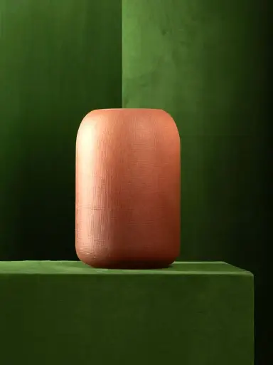 BLISS GLASS VASE - BURGUNDY